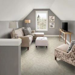 Congoleum ArmorCore Pro Ethereal 12-ft W Cut-to-Length Pale Moon Stone Look Low-Gloss Finish Sheet Vinyl