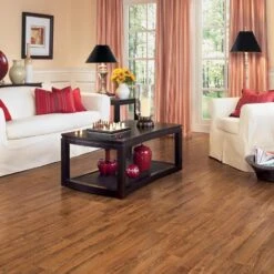 FloorZone Savings 21 Congoleum ArmorCore LC Wood Ridge 12-ft W Cut-to-Length Autumn Bronze Wood Look Low-Gloss Finish Sheet Vinyl