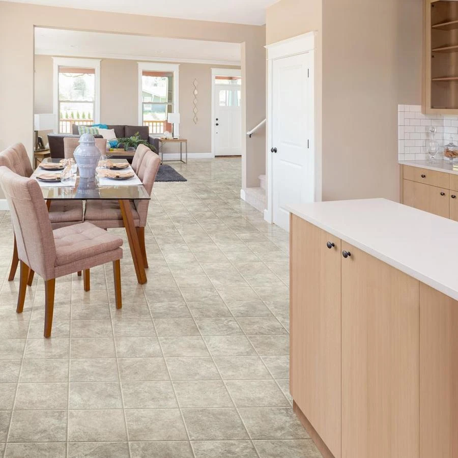 Congoleum ArmorCore LC Santa Fe 12-ft W Cut-to-Length Light Breeze Stone Look Low-Gloss Finish Sheet Vinyl 1 Congoleum ArmorCore LC Santa Fe 12-ft W Cut-to-Length Light Breeze Stone Look Low-Gloss Finish Sheet Vinyl