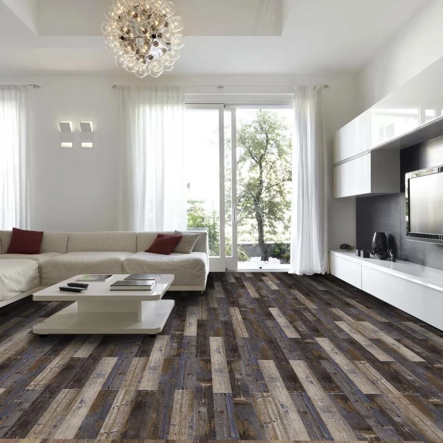 Deco Products 20-Piece 6-in X 36-in Samba. Blue, Violet, Brown, Beige Luxury Vinyl Plank Flooring 3 Deco Products 20-Piece 6-in X 36-in Samba. Blue, Violet, Brown, Beige Luxury Vinyl Plank Flooring - Image 3