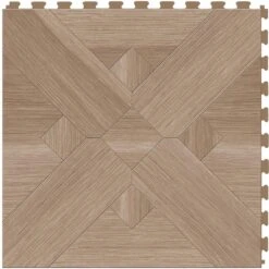 Perfection Floor Tile Parquet Collection Parquet Maple/Satin 20-in X 20-in Water Resistant Interlocking Luxury Flooring (16.7-sq Ft) -FloorZone Savings 14117419 6f4f1158 8af7 469a 8848 0d7738c6409a 1800x1800