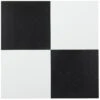 Achim Sterling Black And White 12-in X 12-in Water Resistant Peel And Stick Vinyl Tile Flooring (45-sq Ft)