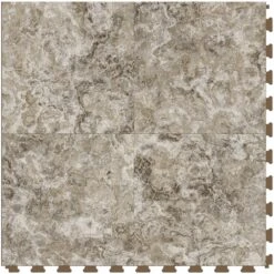 Perfection Floor Tile Breccia Collection Breccia Crema Primo/Satin 20-in X 20-in Water Resistant Interlocking Luxury Flooring (16.7-sq Ft) -FloorZone Savings 14863944 4cb626cd 2a9f 49c3 ae18 8035812a2007 1800x1800