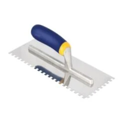 Qep 1/4 In X 1/4 In X 1/4 In Comfort Grip Stainless Steel Square Flooring Trowel