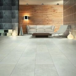 Shaw 8-Piece 12-in X 24-in Siltstone Interlocking Vinyl Tile -FloorZone Savings 190402057099 14855315 1800x1800