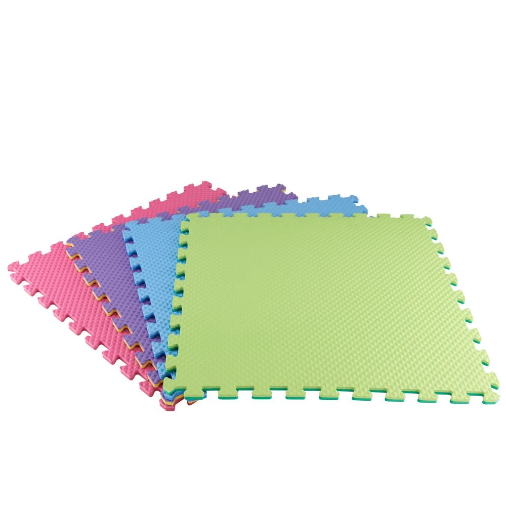 TrafficMASTER Primary Pastel 24 In. X 24 In. X 0.47 In. Playroom Floor (4-Pack) 1 TrafficMASTER Primary Pastel 24 In. X 24 In. X 0.47 In. Playroom Floor (4-Pack)
