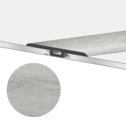 Lucida USA Greywolf 1.75-in X 8-in Vinyl Floor T-Moulding