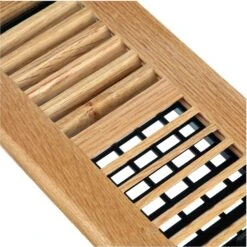 Decor Grates 4" X 10" Oak Wood Natural Finish Louvered Design Floor Register -FloorZone Savings 42786c5c fe6d 4884 9fc5 8a9e4c61bb64 3.c4f6464202d3f268ae2aaebe8d790b66 1800x1800