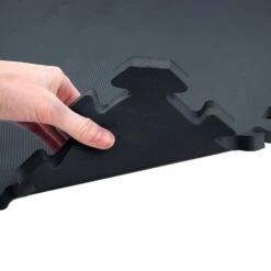 FlooringInc 5/8" Premium Interlocking Foam Tiles - Ideal For Pilates, Yoga, Other Aerobic/Cardio Work Outs, And Kids Playrooms, Black, 16 Pack -FloorZone Savings 52da58b9 3463 4afd bc89 7a5ff12c847c.dfe4a4afe583ff025161dc740b3b586e 1800x1800