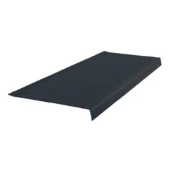 Roppe 12 X 3.5 Ft Black Ld Ribbed Vinyl Square Nose Stair Tread -FloorZone Savings 539770 WebOnly Lg