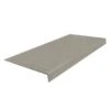 Roppe 12 X 4 Ft Pewter Square Rubber Square Nose Stair Tread