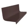 Roppe 20 X 6 Ft Brown Raised Circular Rubber Square Nose Stair Tread