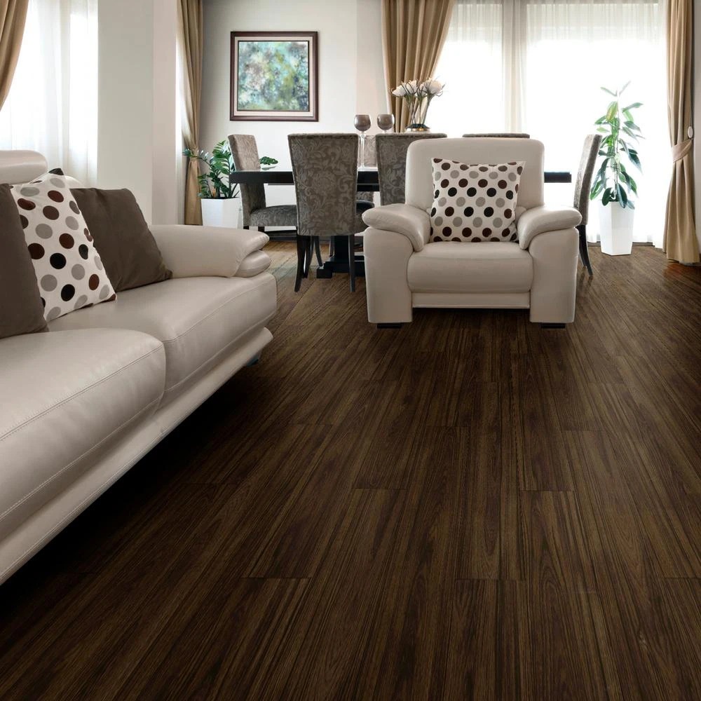 TrafficMaster Iron Wood 6 In. W X 36 In. L Luxury Vinyl Plank Flooring (24 Sq. Ft. / Case) 2 TrafficMaster Iron Wood 6 In. W X 36 In. L Luxury Vinyl Plank Flooring (24 Sq. Ft. / Case) - Image 2