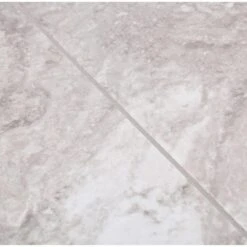 TrafficMASTER Groutable 18 In. X 18 In. White And Grey Travertine Peel And Stick Vinyl Tile (36 Sq. Ft. / Case) -FloorZone Savings 5bb271636c854e13f14c6e7a023660f5 1800x1800