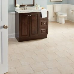 TrafficMaster Laguna Bay 12 In. X 12 In. Cream Ceramic Floor And Wall Tile (14.53 Sq. Ft. / Case) -FloorZone Savings 7671fb1857bf122b94b53352012ac848 1800x1800