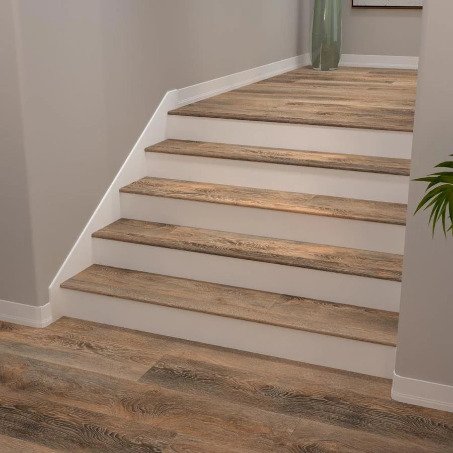 CALI Long-Board Vinyl Pro 2.06-in X 72.83-in Osprey Oak Prefinished Stair Nosing 1 CALI Long-Board Vinyl Pro 2.06-in X 72.83-in Osprey Oak Prefinished Stair Nosing