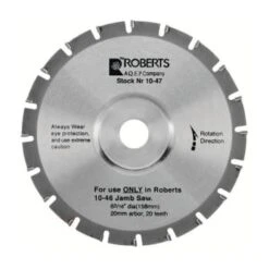 Roberts 6-3/16 In. 36-Tooth Carbide Tip Saw Blade For 10-55 Jamb Saw, #10-47-2