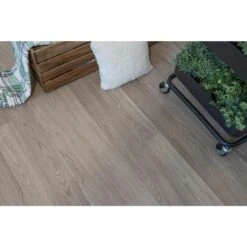 TrafficMASTER Arbour Hickory Gray 7 Mm Thick X 8.03 In. Wide X 47.64 In Length 2-Strip Laminate Flooring (23.91 Sq. Ft./case) -FloorZone Savings 9ced0de107d90439450a992b888765a5 1800x1800