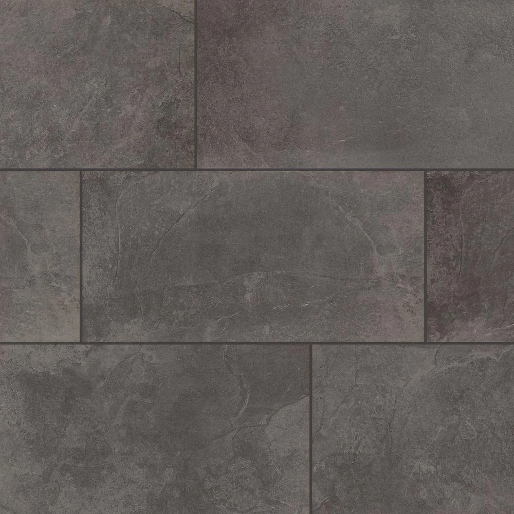 TrafficMASTER Cascade Ridge 24 In. X 12 In. Slate Ceramic Floor And Wall Tile (15.04 Sq. Ft. / Case) 5 TrafficMASTER Cascade Ridge 24 In. X 12 In. Slate Ceramic Floor And Wall Tile (15.04 Sq. Ft. / Case) - Image 5