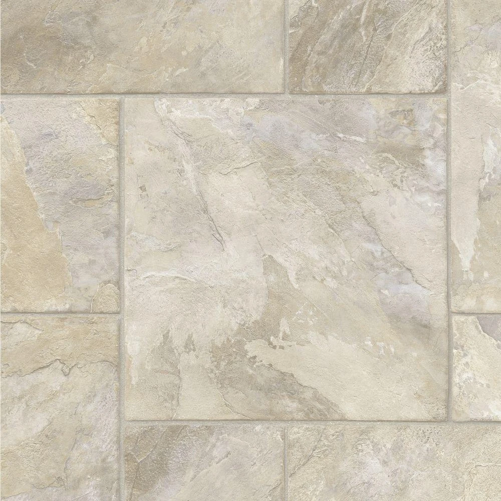 TrafficMASTER Limestone Slab Beige Residential Vinyl Sheet, Sold By 12 Ft. Wide X Custom Length 13 TrafficMASTER Limestone Slab Beige Residential Vinyl Sheet, Sold By 12 Ft. Wide X Custom Length - Image 13