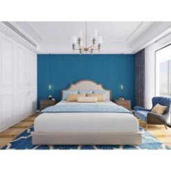 TrafficMASTER Blue Fabric 18 In. X 18 In. Luxury Vinyl Tile Peel And Stick Wall (18 Sq. Ft. / Case) -FloorZone Savings b4c96767ae08ee9c4c05c93e2e3247d6 1800x1800