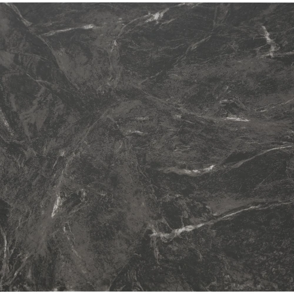TrafficMASTER Black Marble 12 In. X 12 In. Peel And Stick Vinyl Tile (30 Sq. Ft. / Case) 6 TrafficMASTER Black Marble 12 In. X 12 In. Peel And Stick Vinyl Tile (30 Sq. Ft. / Case) - Image 6