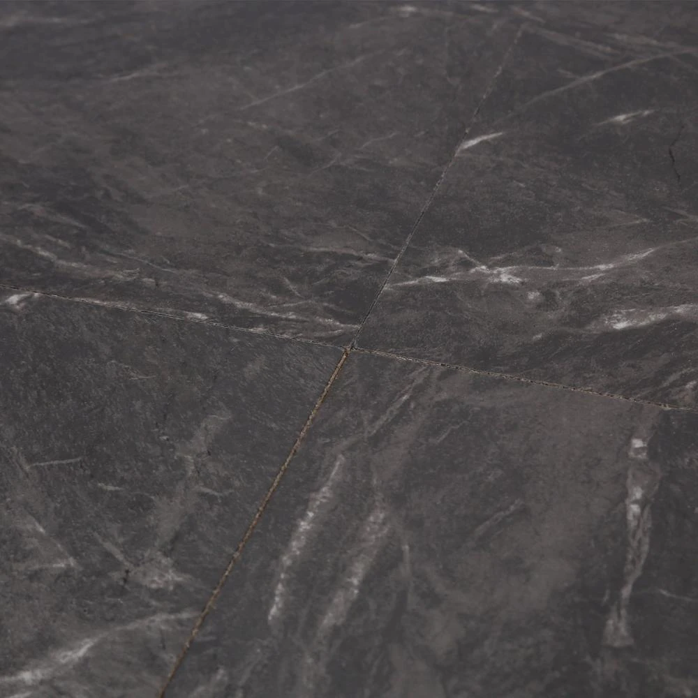 TrafficMASTER Black Marble 12 In. X 12 In. Peel And Stick Vinyl Tile (30 Sq. Ft. / Case) 3 TrafficMASTER Black Marble 12 In. X 12 In. Peel And Stick Vinyl Tile (30 Sq. Ft. / Case) - Image 3