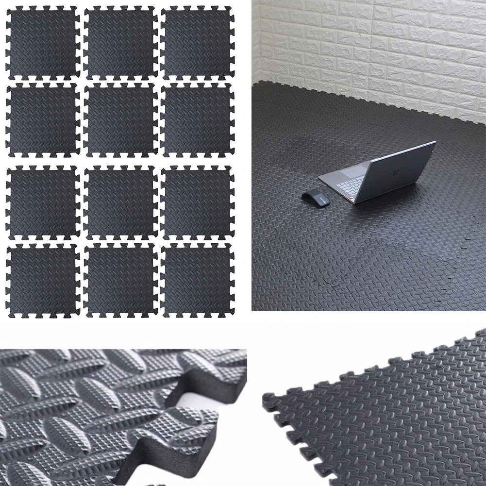 Gym Flooring Mats Puzzle Exercise Mats EVA Foam Interlocking Tiles For Home Gym Workout 2 Gym Flooring Mats Puzzle Exercise Mats EVA Foam Interlocking Tiles For Home Gym Workout - Image 2