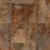 TrafficMASTER Rustic Rectangular Slate Clay Residential Vinyl Sheet, Sold By 12 Ft. Wide X Custom Length