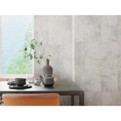 TrafficMASTER Telegrey Concrete 12 In. X 24 In. Luxury Vinyl Tile Peel And Stick Wall (18 Sq. Ft. / Case) -FloorZone Savings e52b98df684a7c70923d1207ee6e93b0 1800x1800