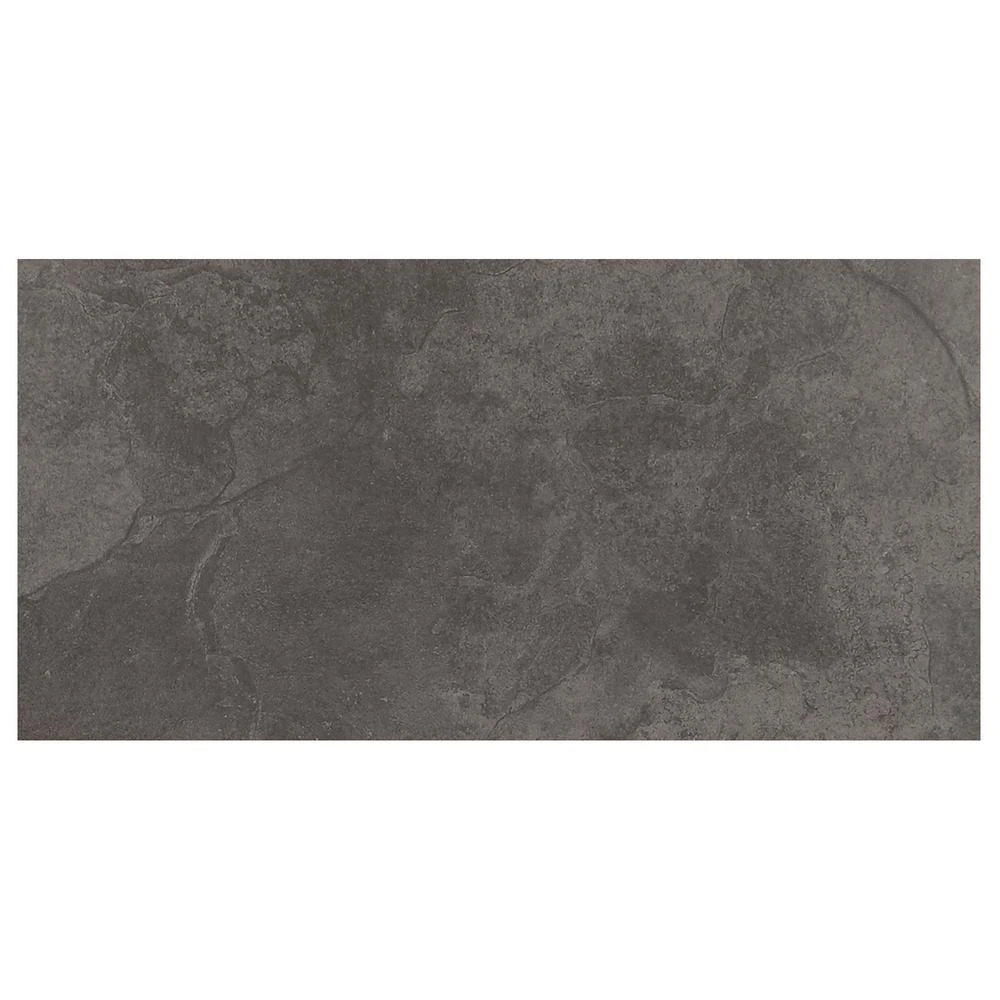 TrafficMASTER Cascade Ridge 24 In. X 12 In. Slate Ceramic Floor And Wall Tile (15.04 Sq. Ft. / Case) 3 TrafficMASTER Cascade Ridge 24 In. X 12 In. Slate Ceramic Floor And Wall Tile (15.04 Sq. Ft. / Case) - Image 3